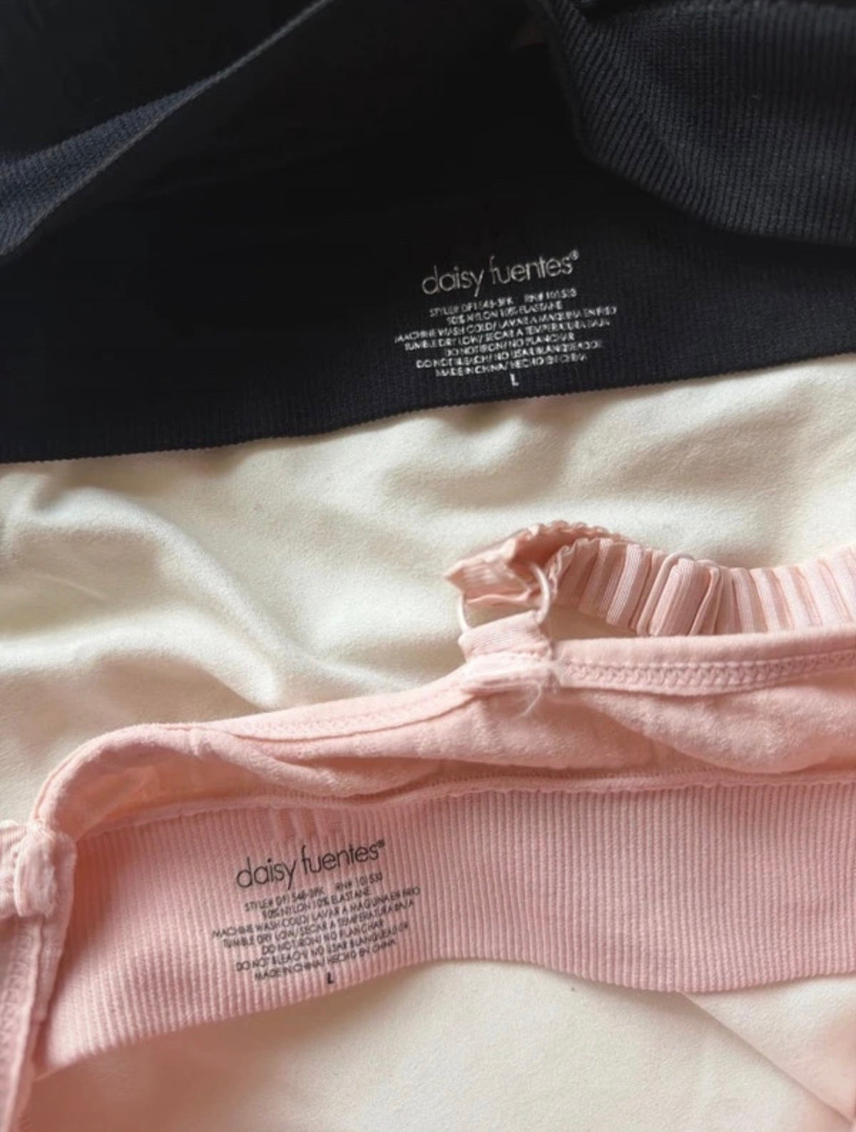 Large NWOT Pink & Black Bra Bundle