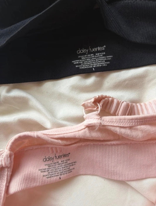 Large NWOT Pink & Black Bra Bundle