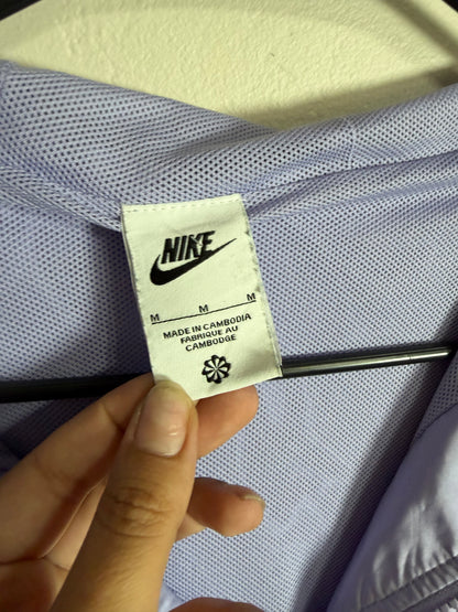 Medium Lavender Windbreaker Zip Up Jacket