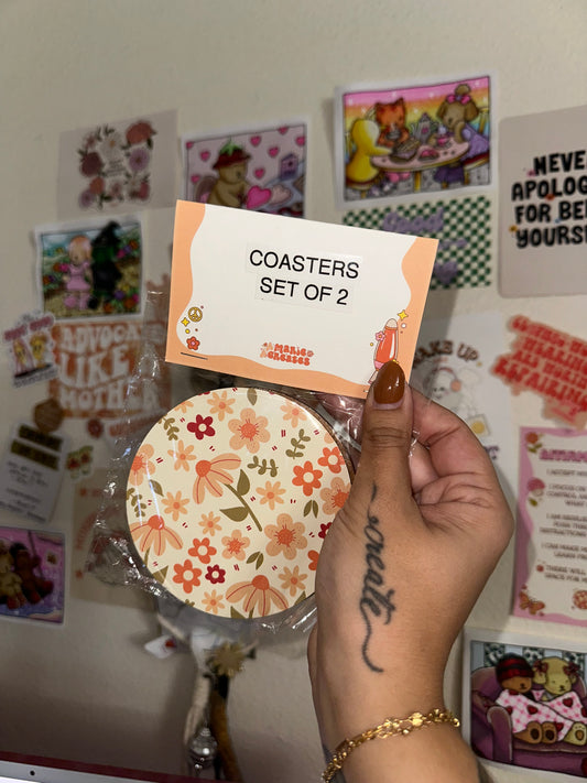 Autumn Flowers Coaster