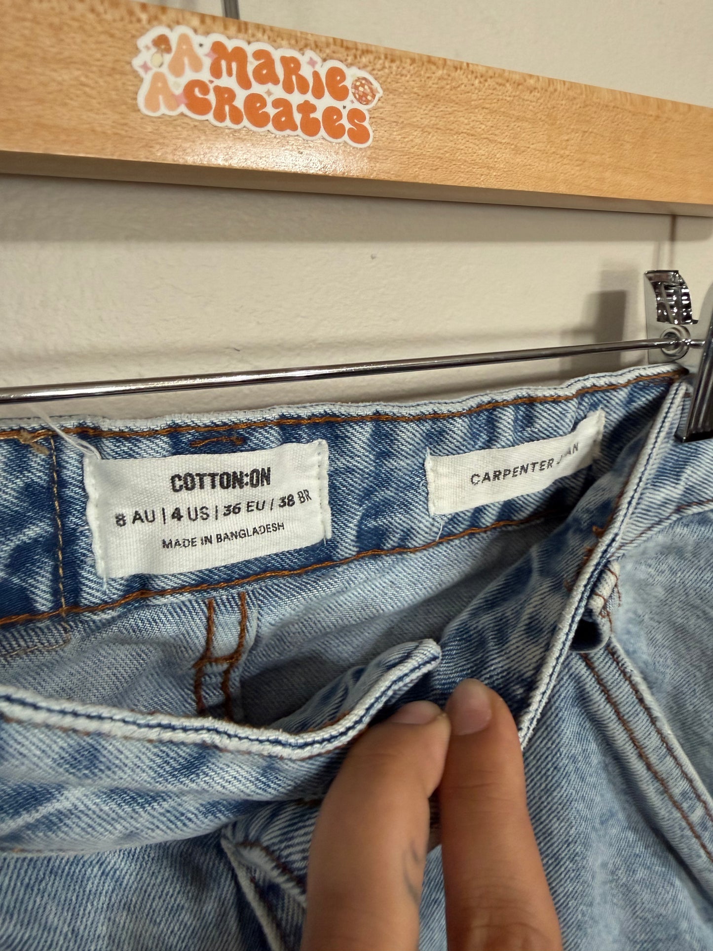 Size 4 Carpenter Blue Jeans