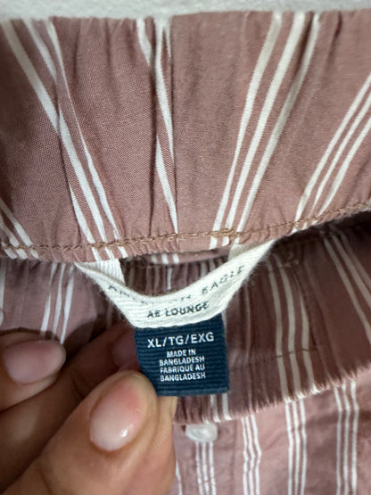 XL Neutral Pin Striped Shorts