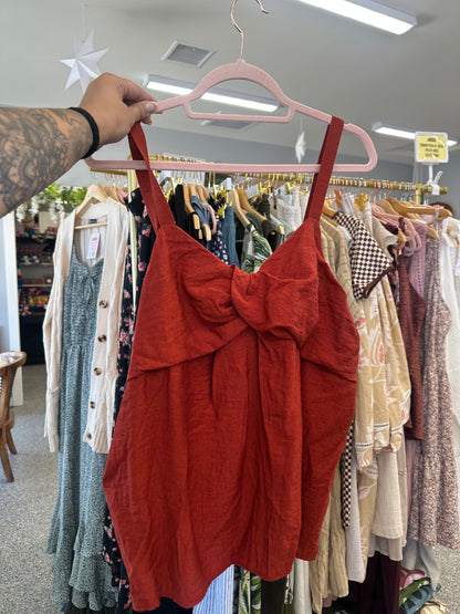 XXL Burnt Orange Tank Top
