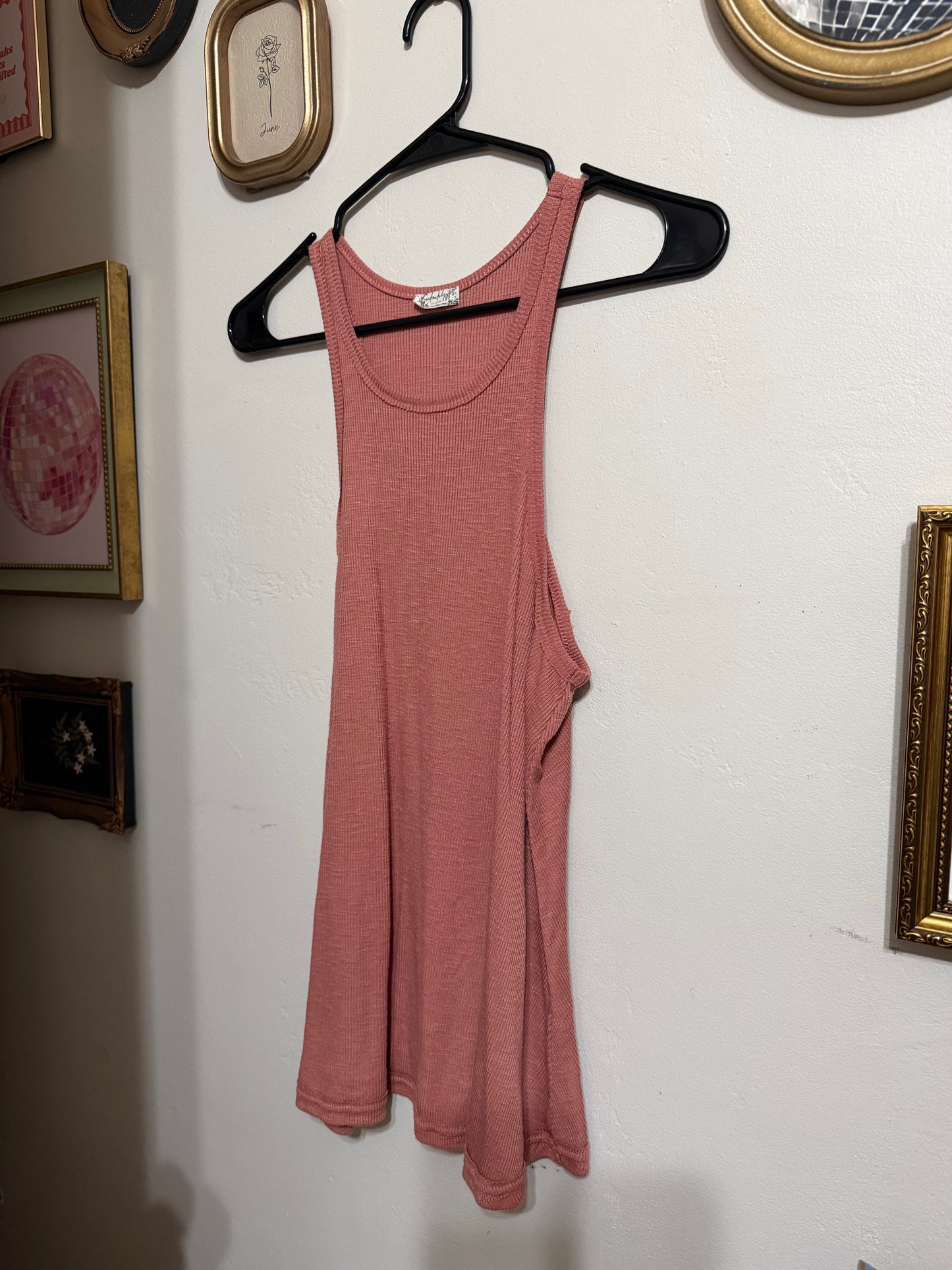 Medium Pinky Mauve Tank Top