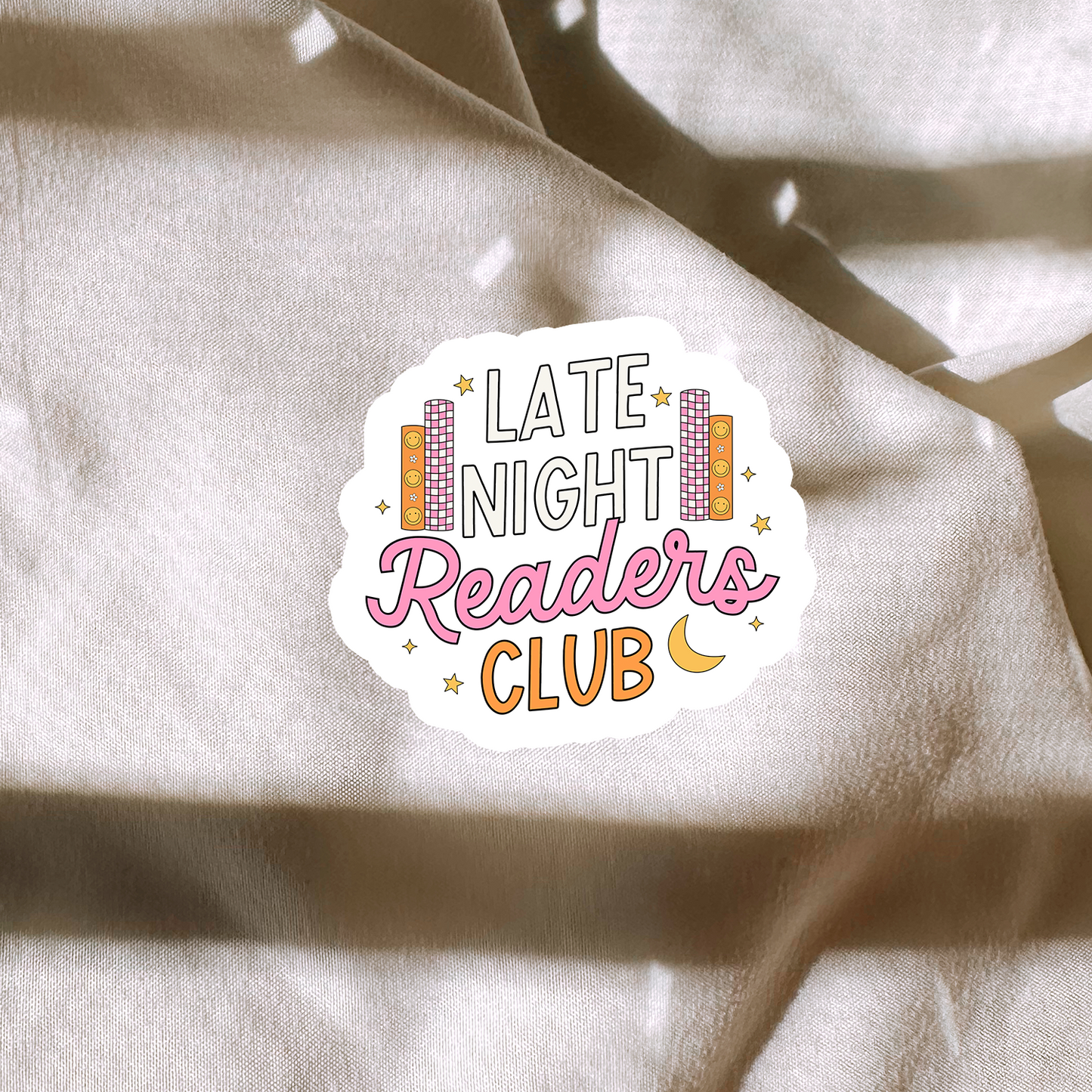 Late Night Readers Club Sticker