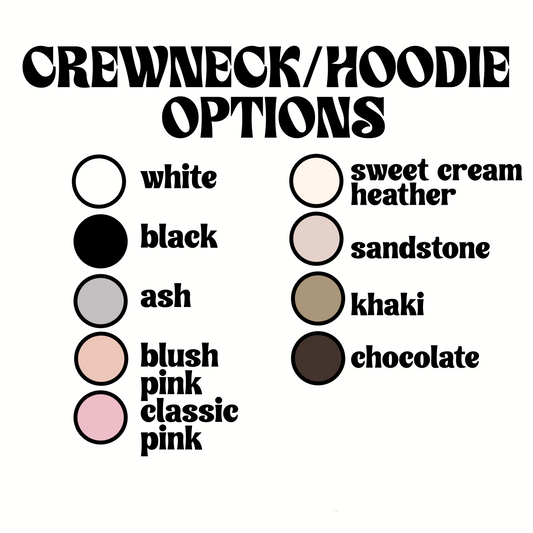 Cinnamon Girlie Crewneck/Hoodie