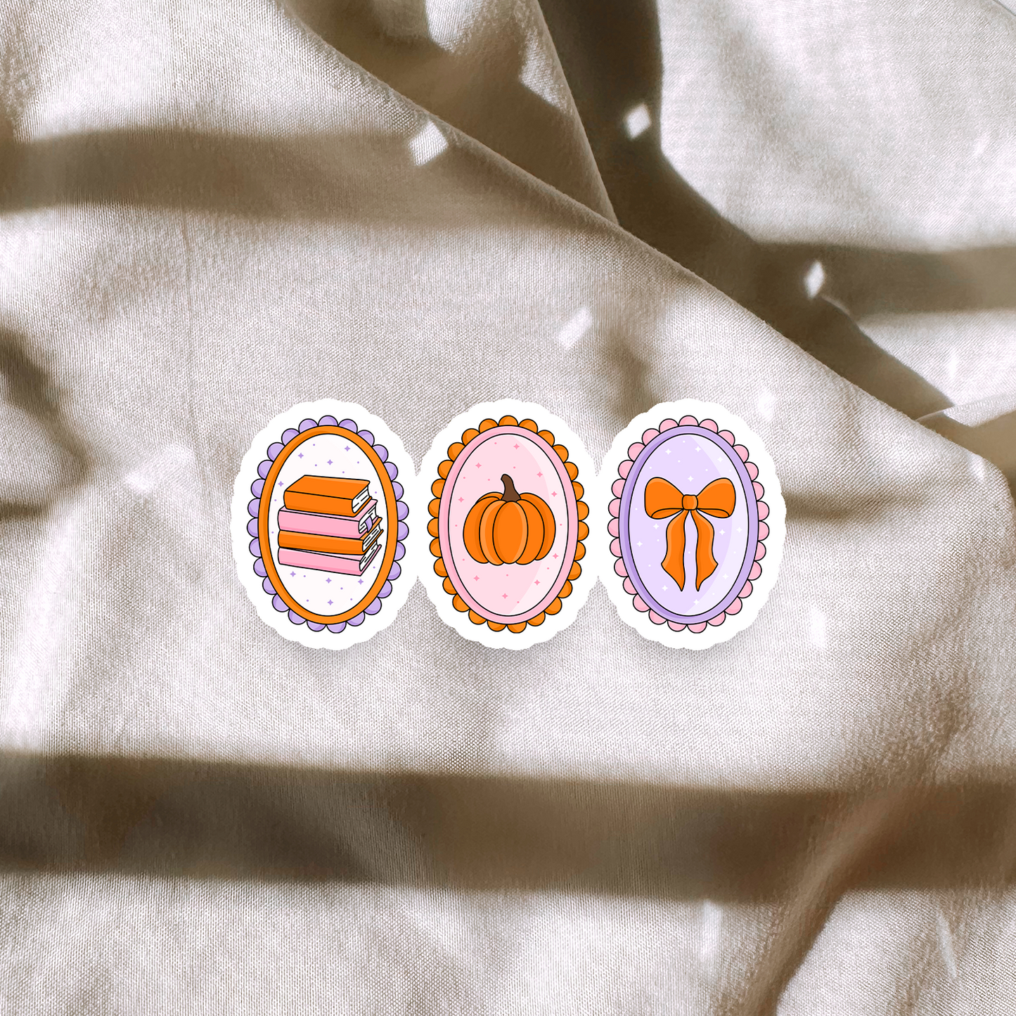 Autumn Bookish Frames Sticker