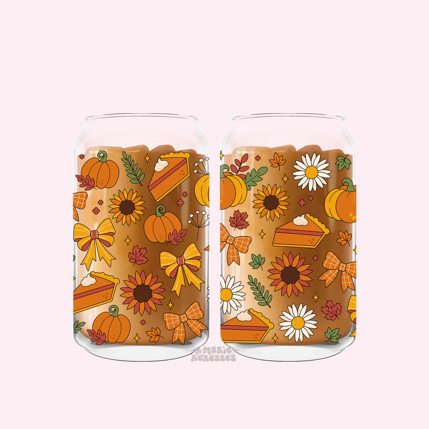 Autumn Feast Glass Cup