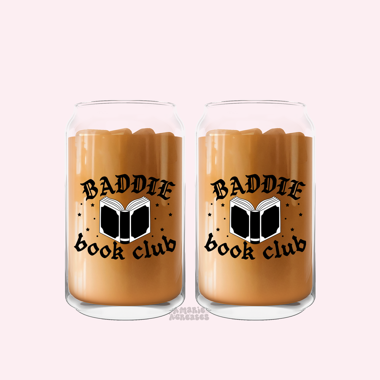 Baddie Book Club Glass Cup
