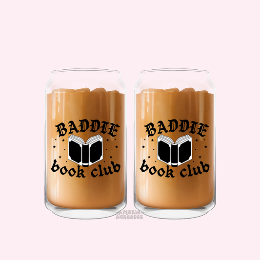 Baddie Book Club Glass Cup