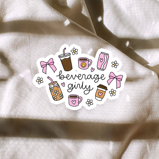 Beverage Girlie Sticker