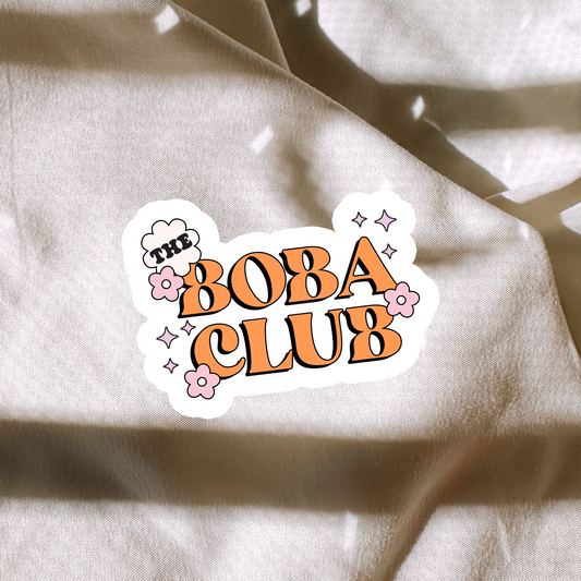 The Boba Club Sticker