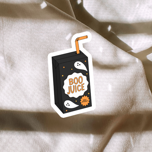 BOO Juice Box Sticker