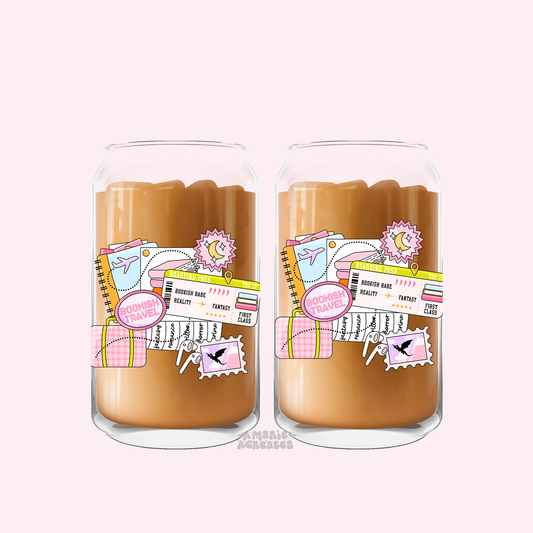 Bookish Travel Glass Cup