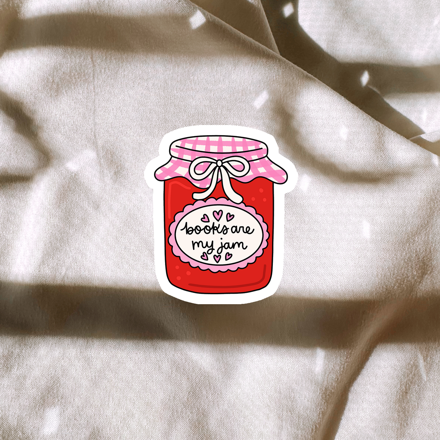Books Are My Jam Sticker