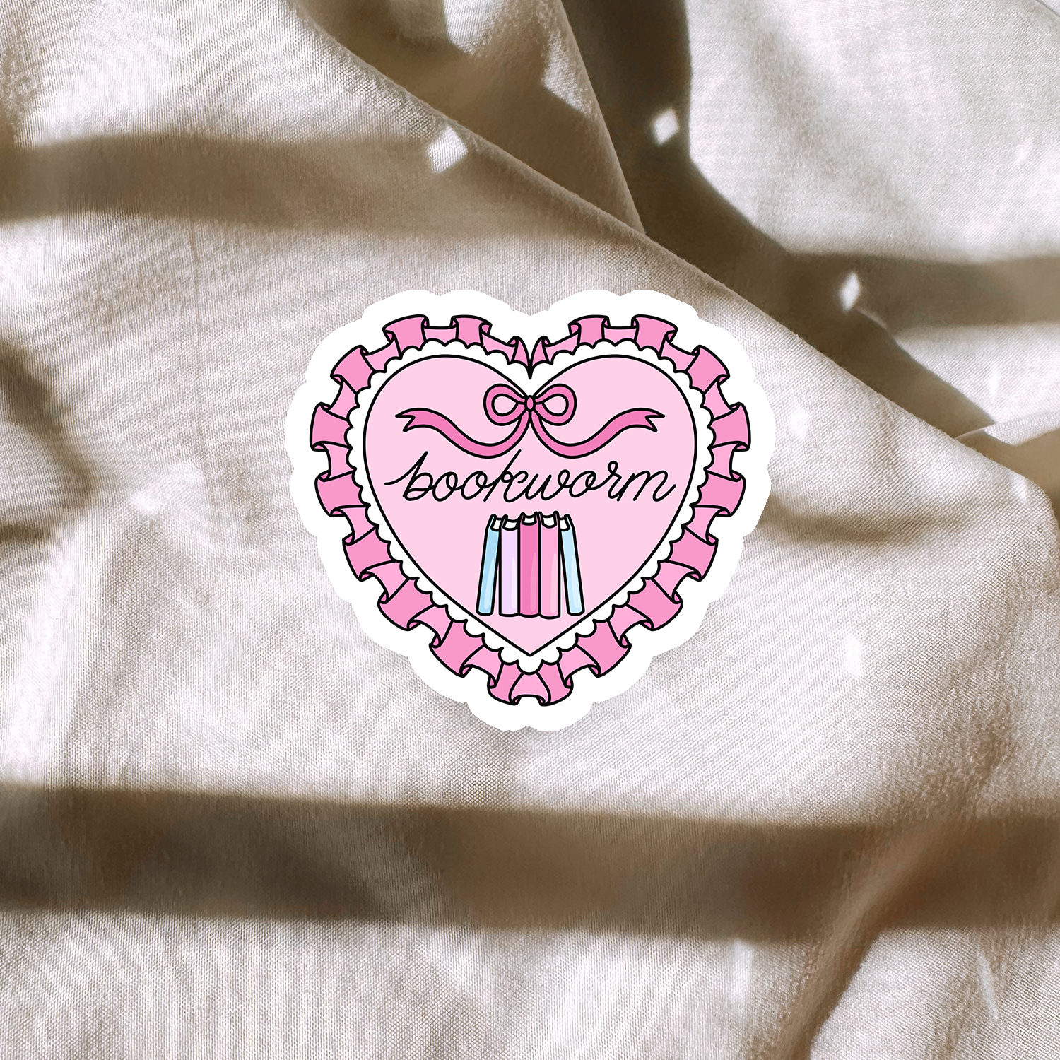 Bookworm Sticker – amarieacreates