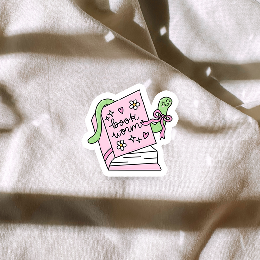 Bookworm Sticker