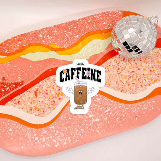 Caffeine Club Sticker