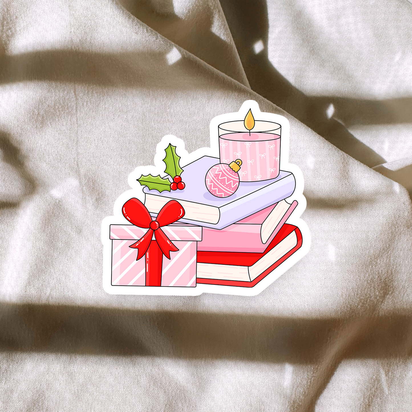 Christmas Books Sticker