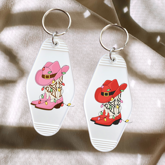 Christmas Boots Keychain