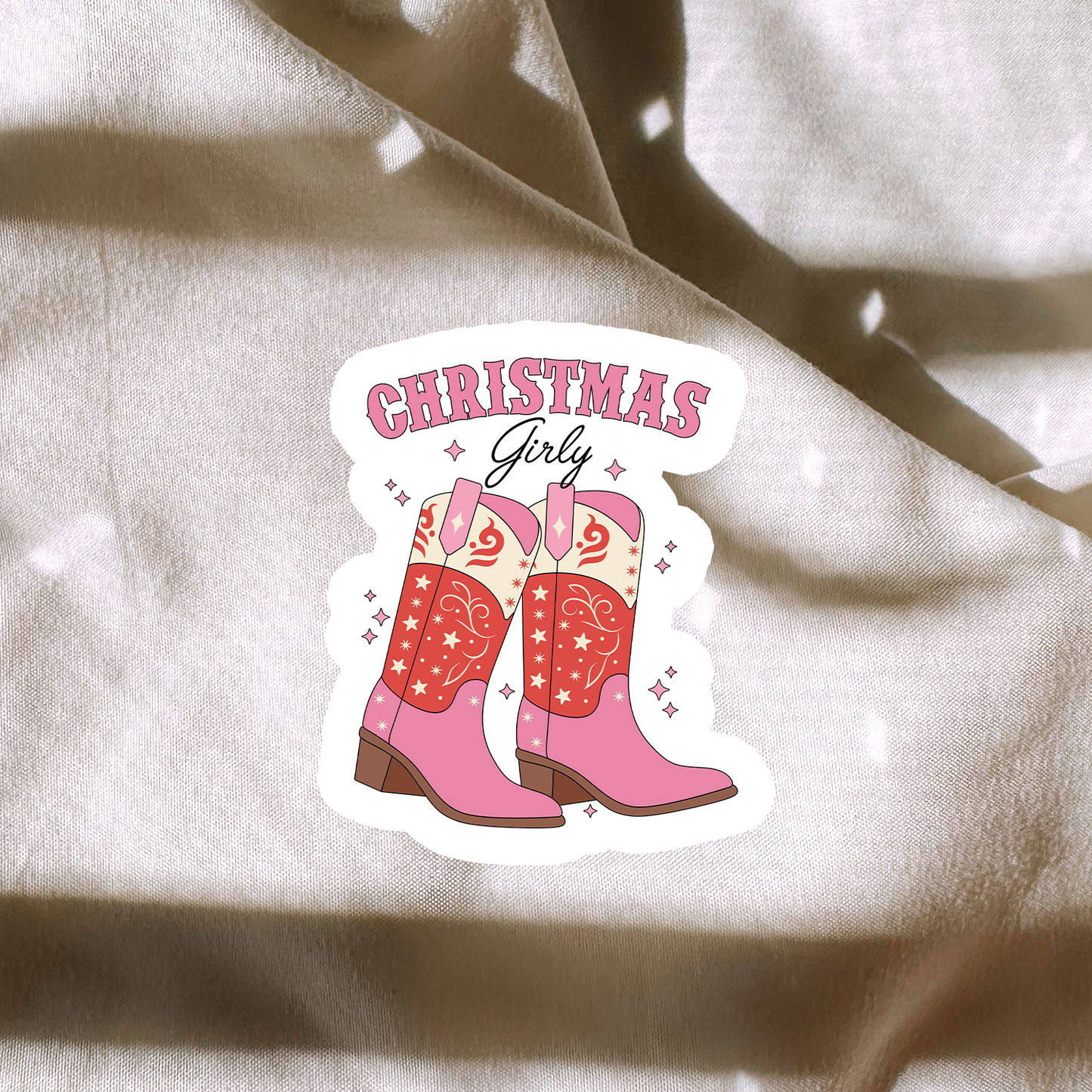 Christmas Girly | Boots | Sticker