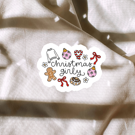Christmas Girly Sticker