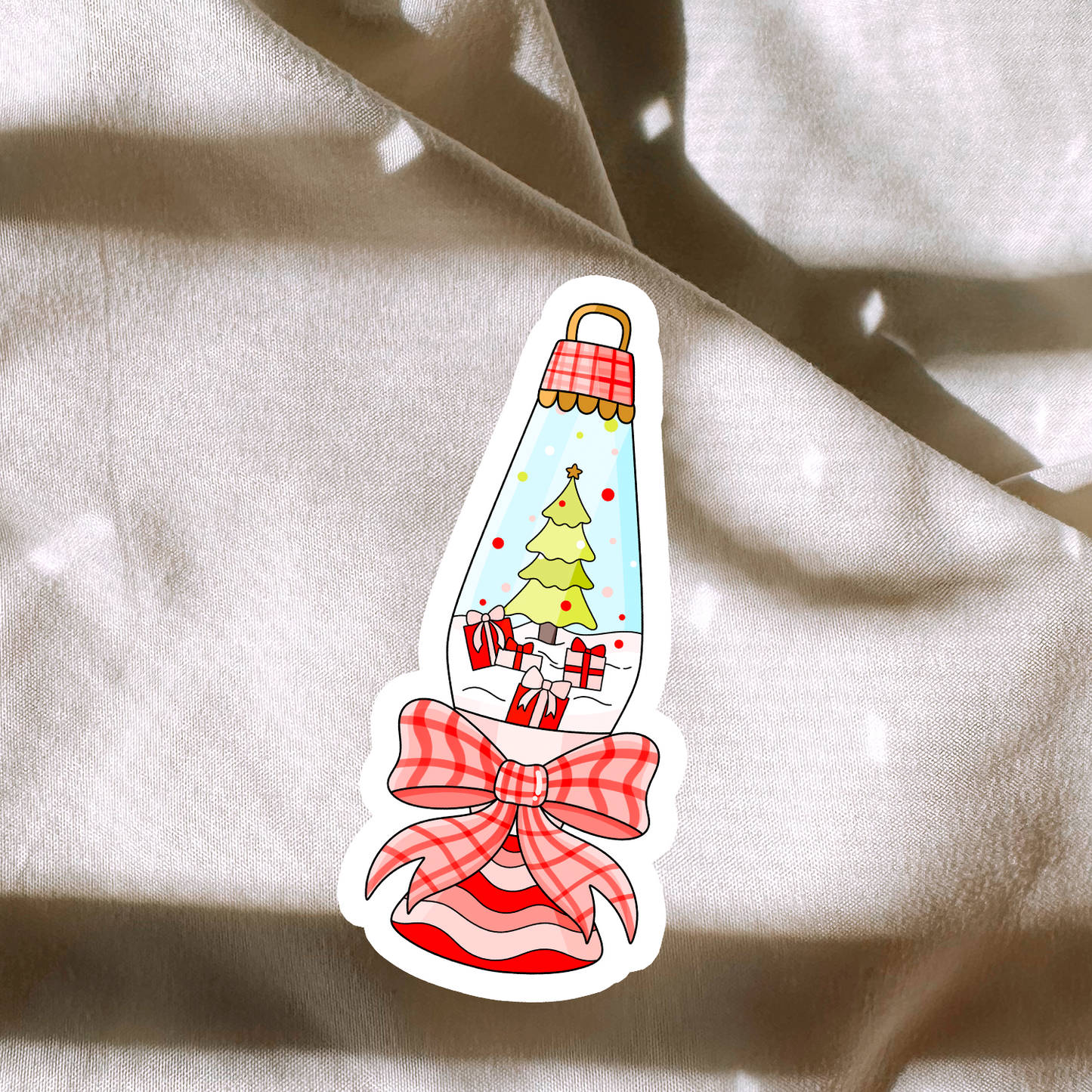 Christmas Lava Lamp Sticker