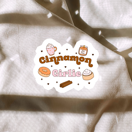 Cinnamon Girlie Sticker