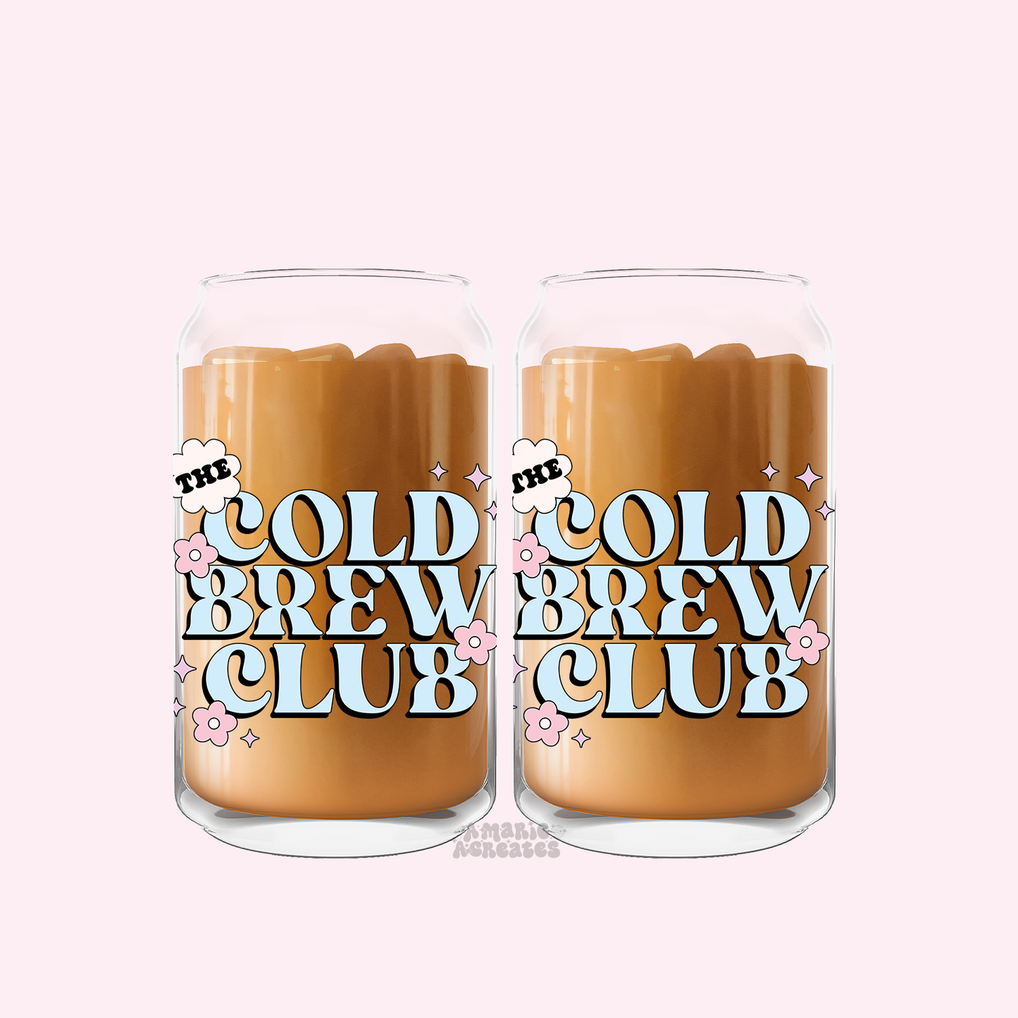 The Cold Brew Club Glass Cup