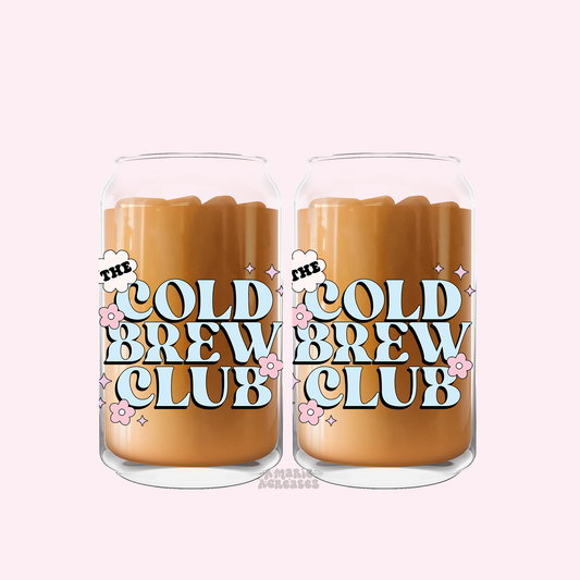 The Cold Brew Club Glass Cup