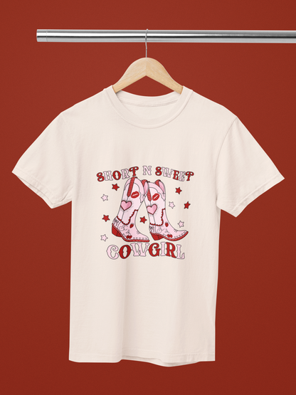 Short N Sweet Cowgirl Graphic Top