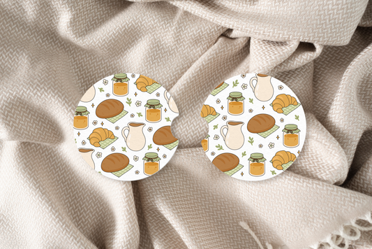 Cottage Breakfast Car Coaster