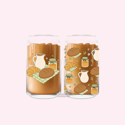 Cottage Breakfast Glass Cup