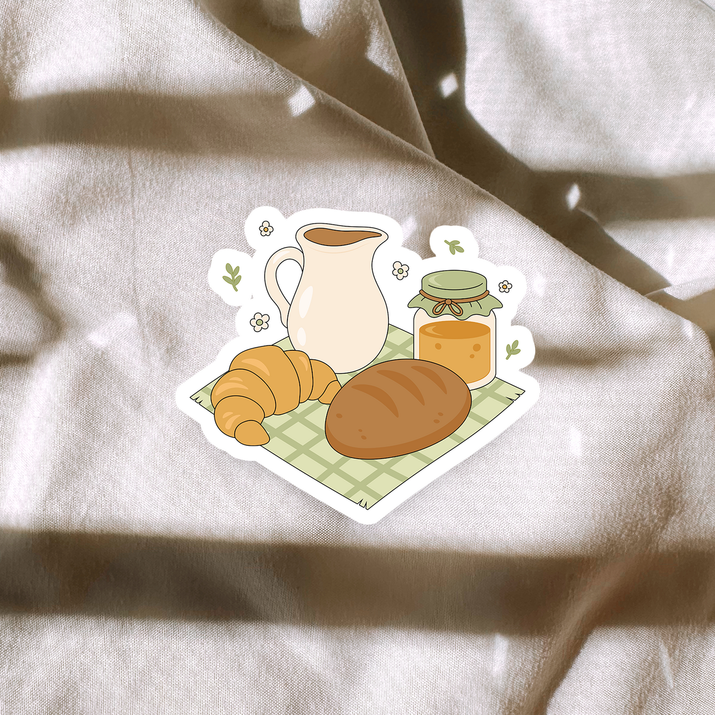 Cottage Breakfast Sticker