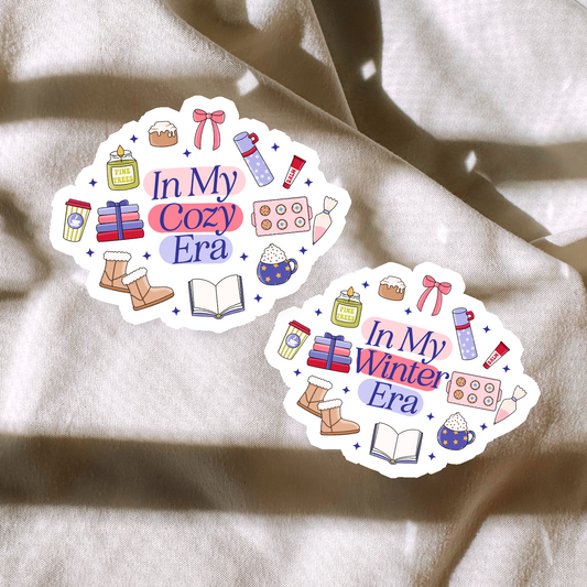 In My Cozy/Winter Era Sticker