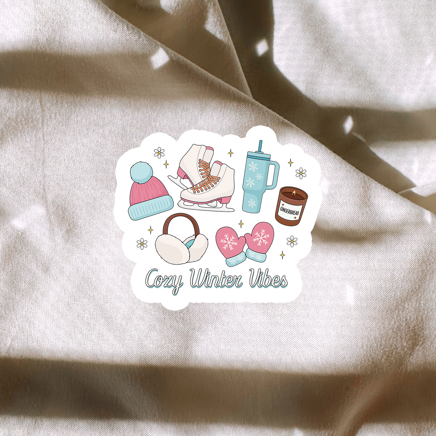 Cozy Winter Vibes Sticker