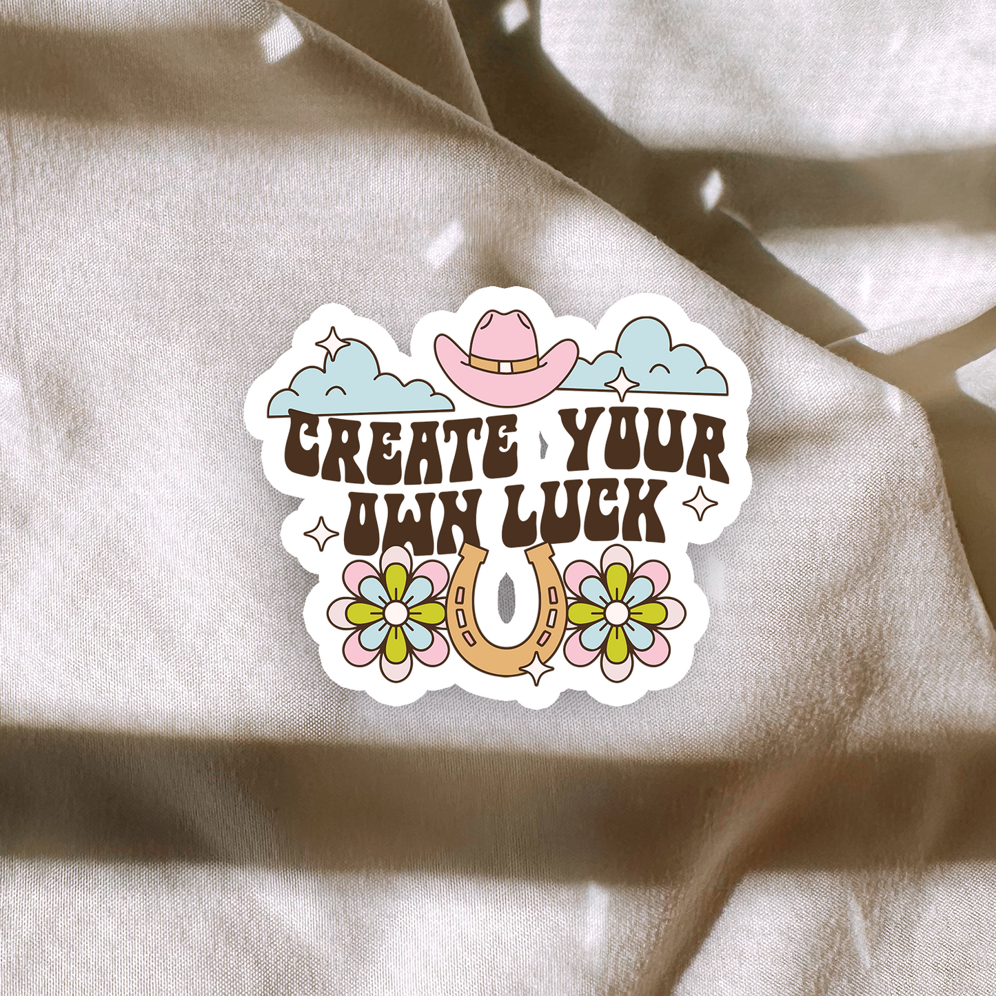 Create Your Own Luck Sticker