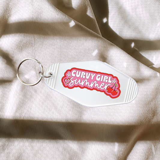 Curvy Girl Summer Keychain