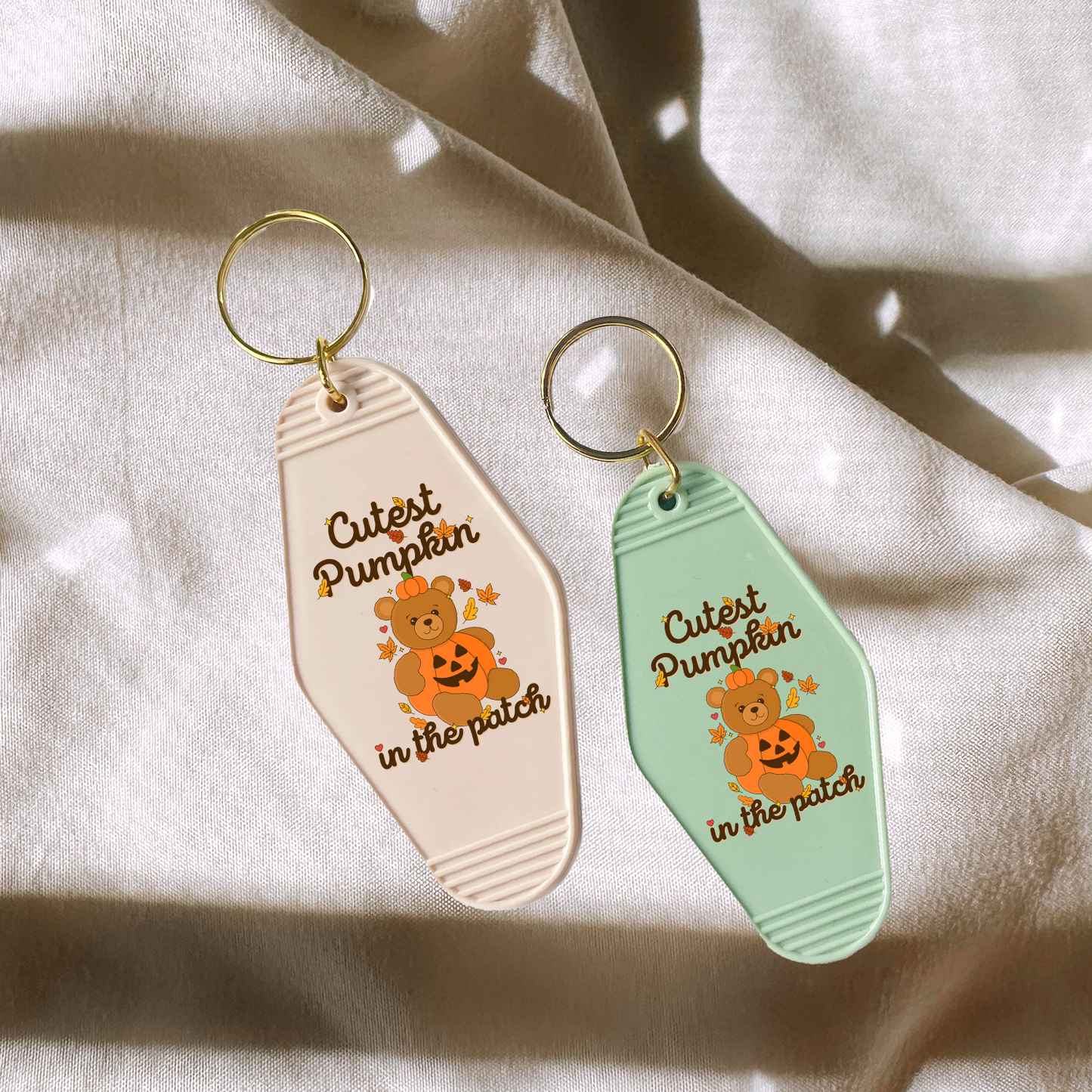 Cutest Pumpkin In The Patch | Pumpkin Bear | Keychain