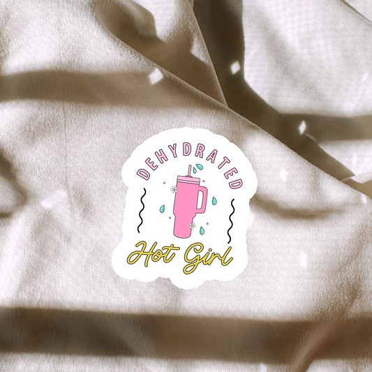 Dehydrated Hot Girl Sticker