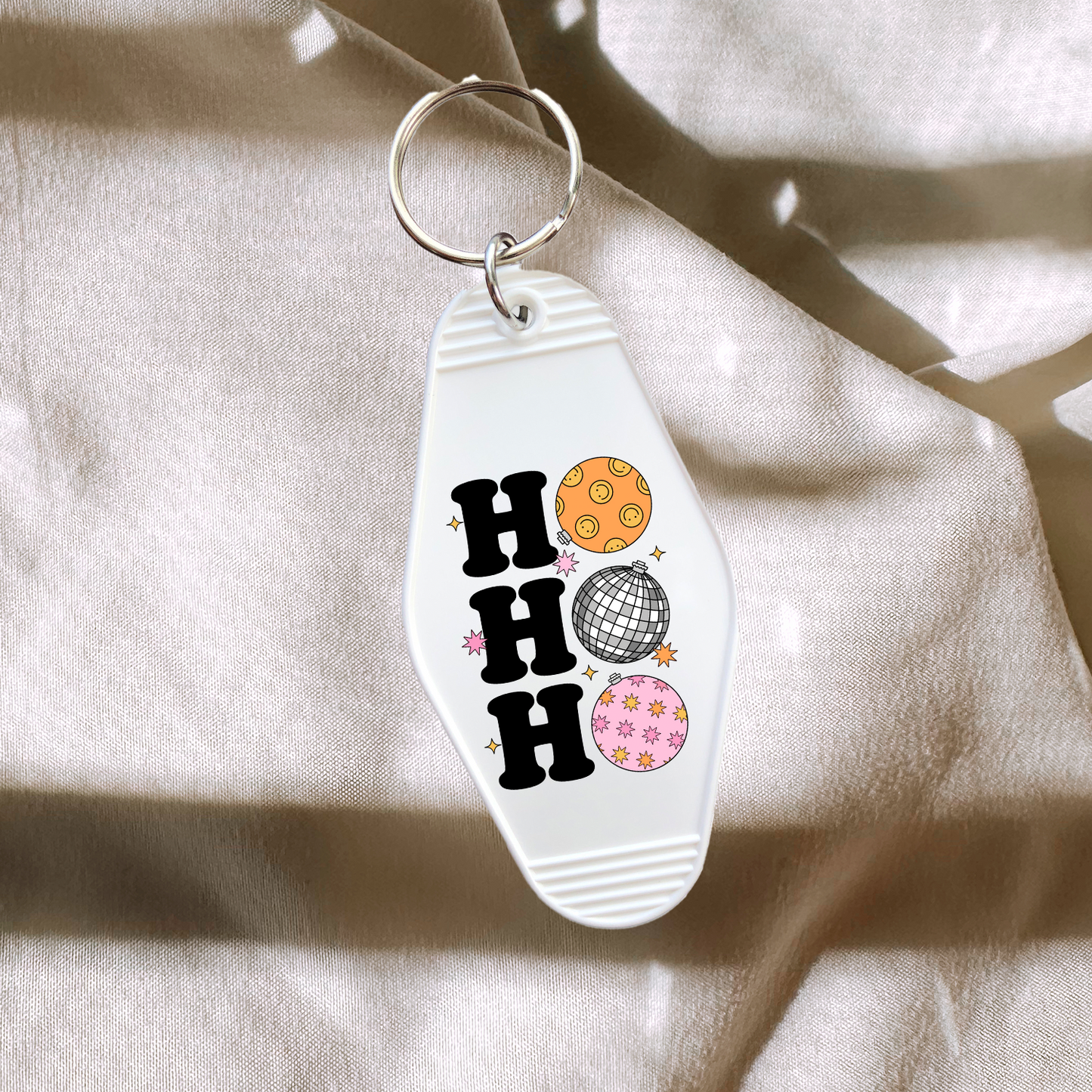 Disco HO HO HO Keychain