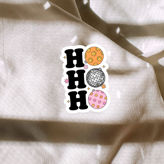 Disco HO HO HO Sticker