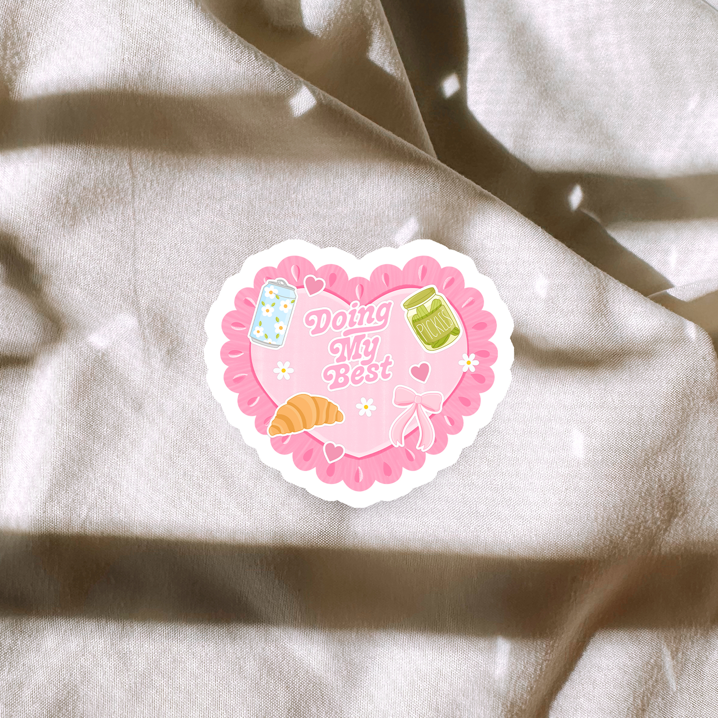 Doing My Best Sticker