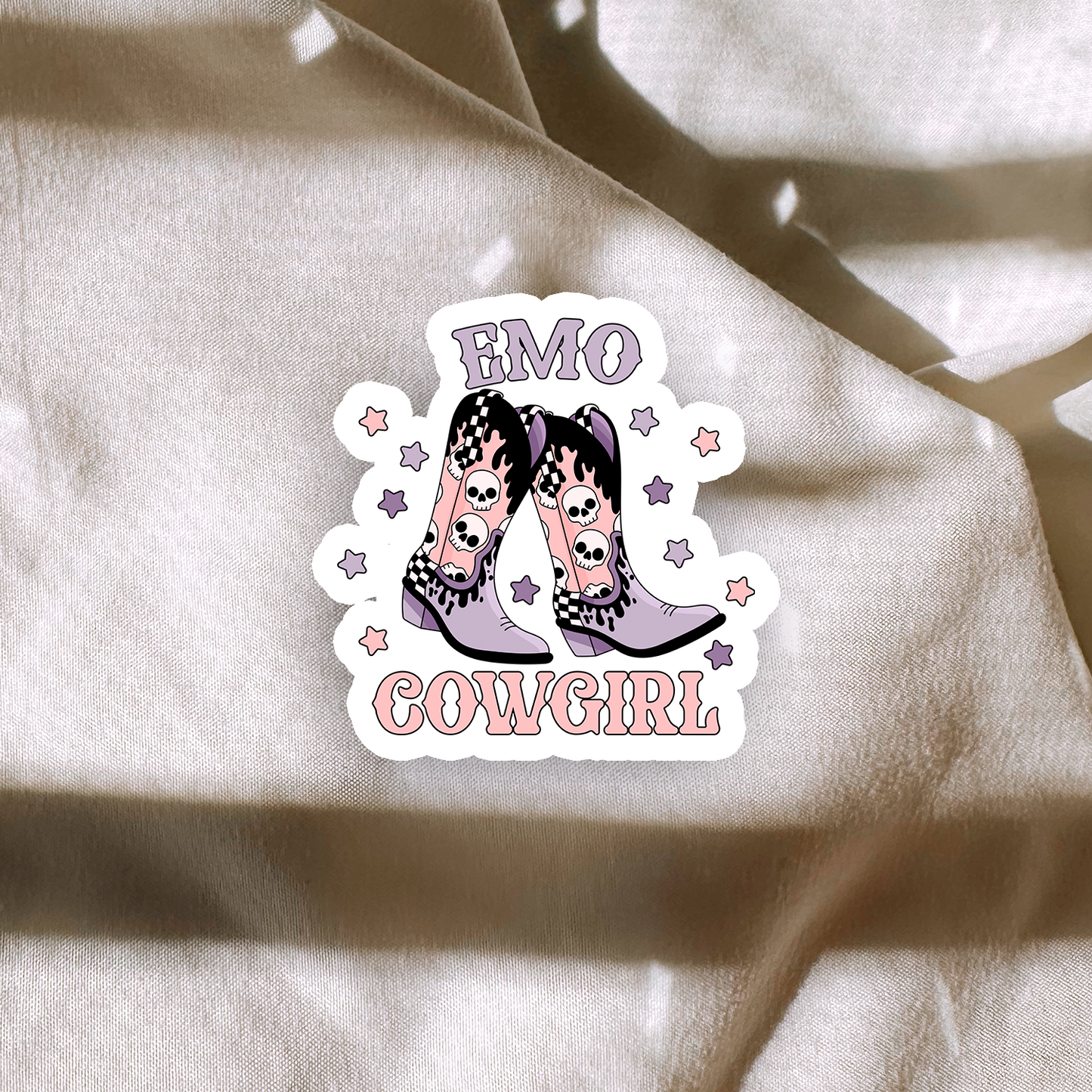 Emo Cowgirl Sticker