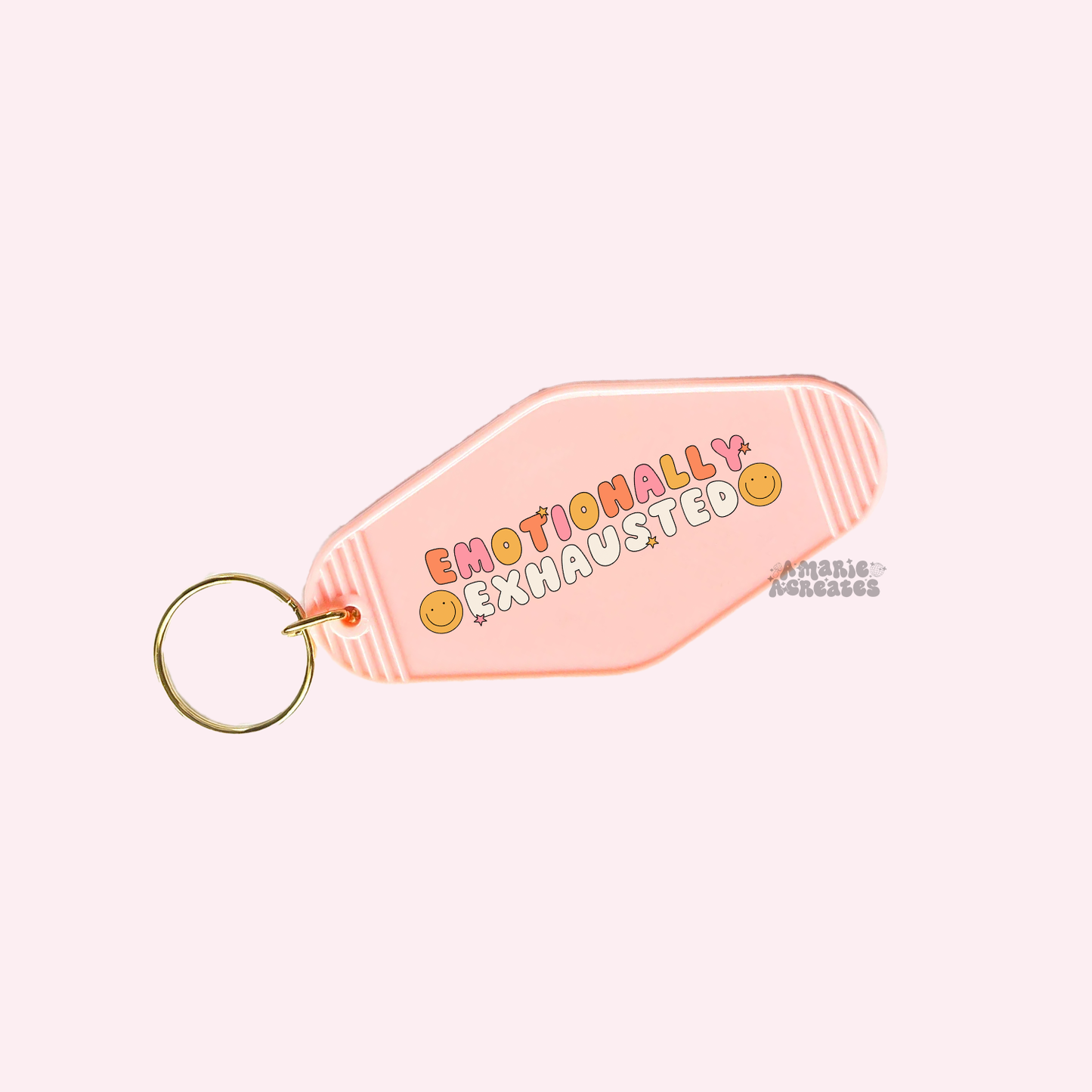 Emotionally Exhausted Keychain