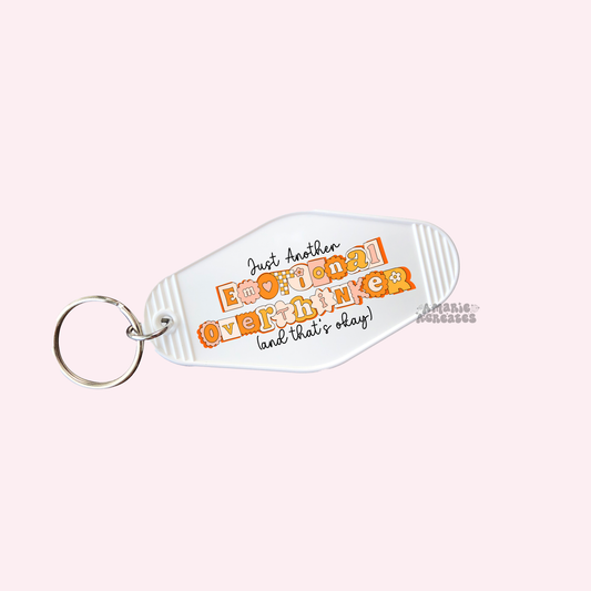 Just Another Emotional Overthinker Keychain