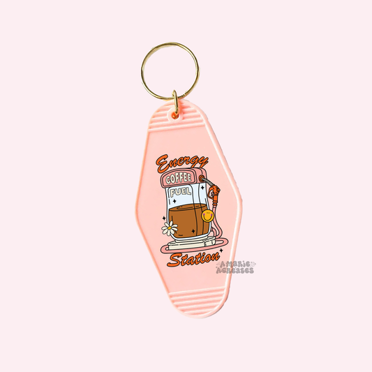 Coffee Energy Station Keychain