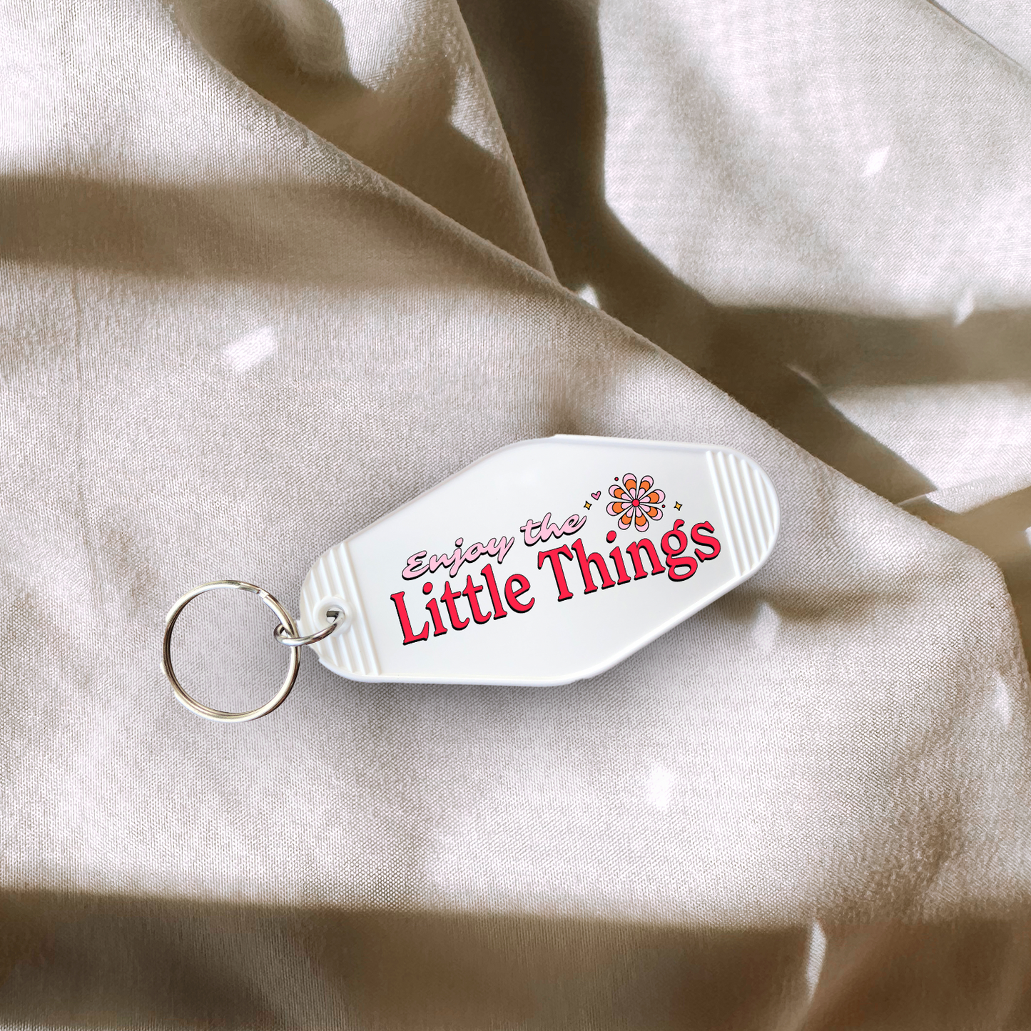 Enjoy The Little Things Keychain