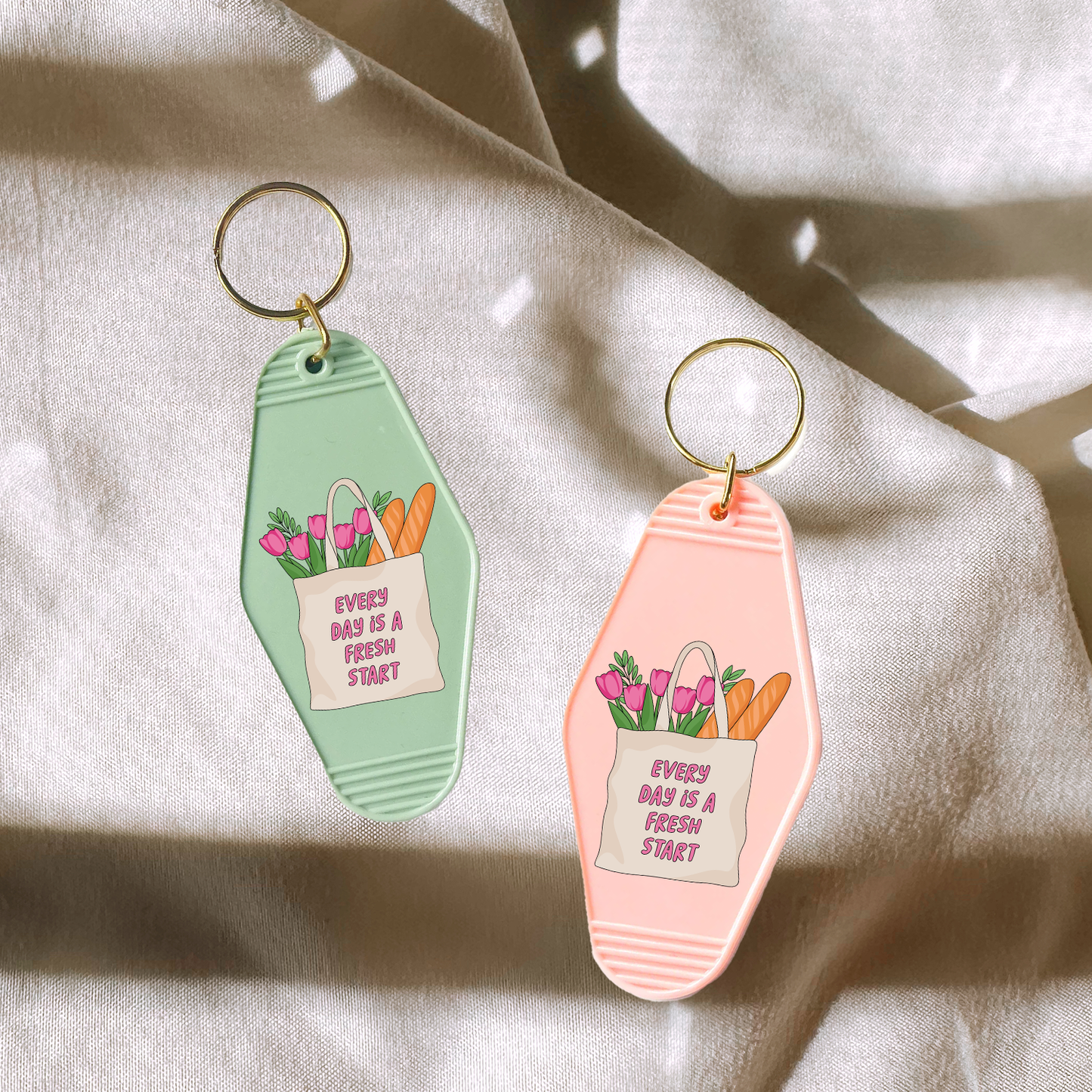 Every Day Is A Fresh Start Keychain