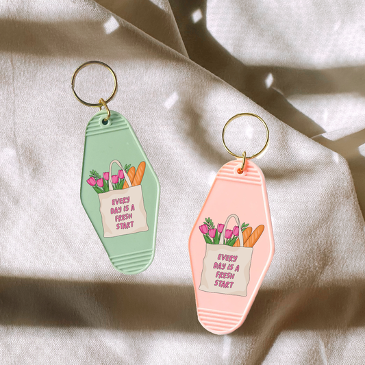 Every Day Is A Fresh Start Keychain